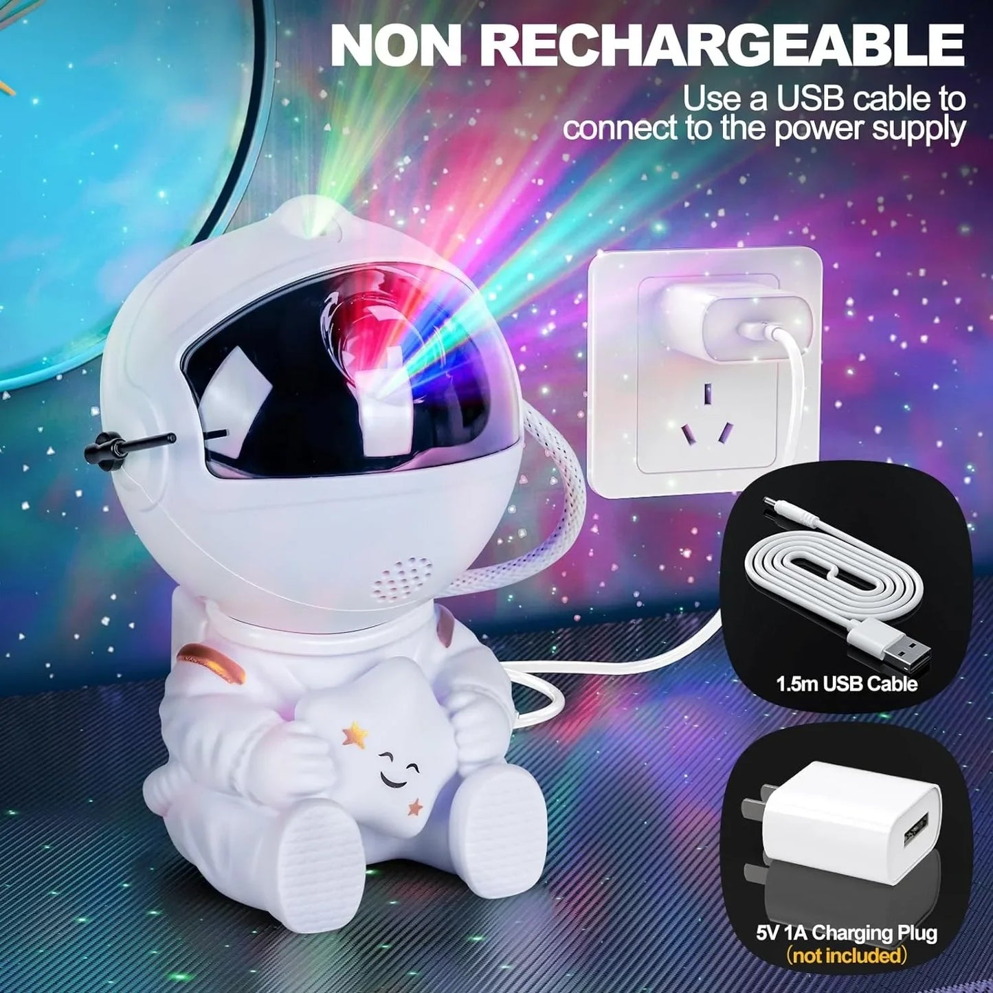 Galaxy Star Astronaut Projector